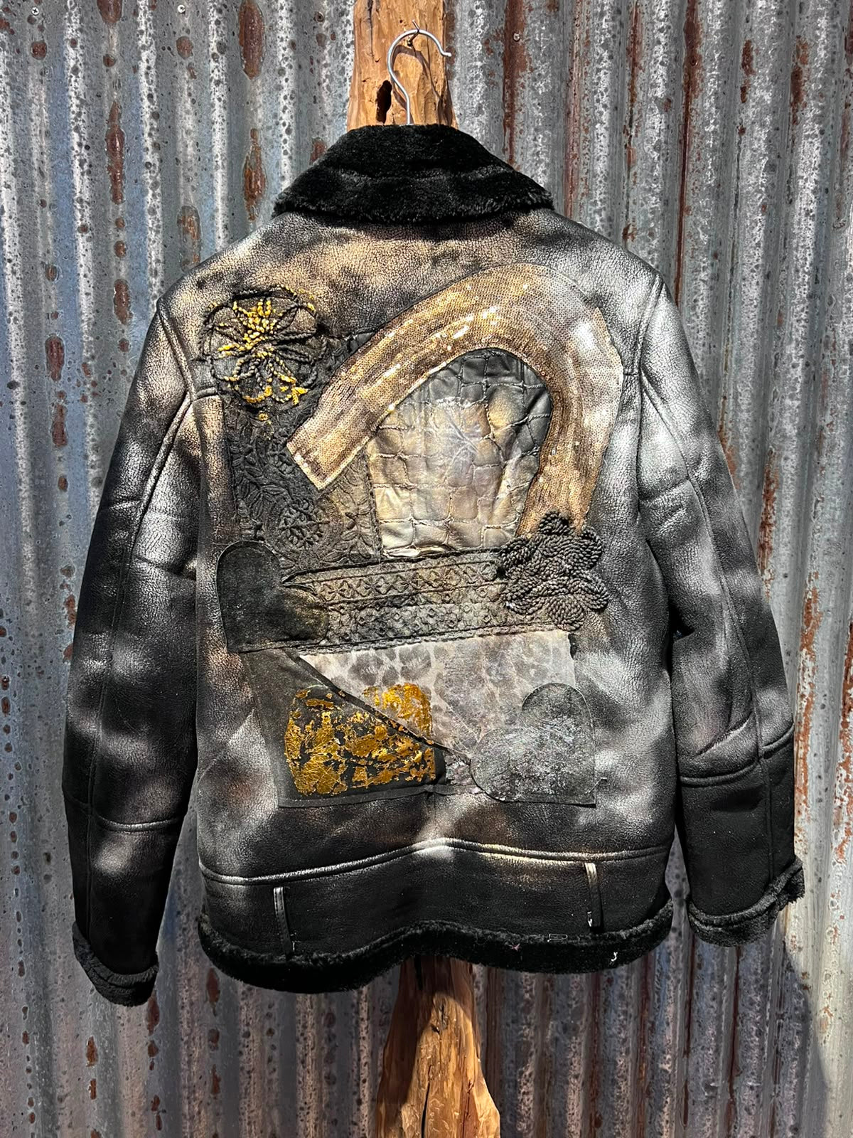 Chaqueta Bejar Negra Plateada