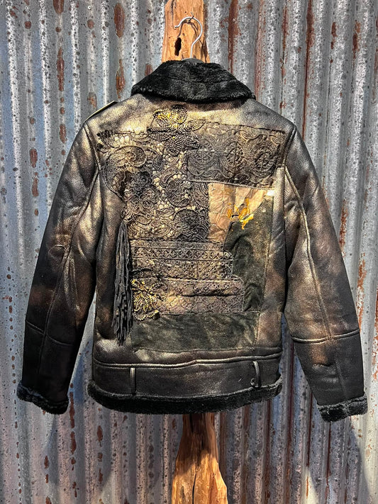 Chaqueta Bejar Negro dorado