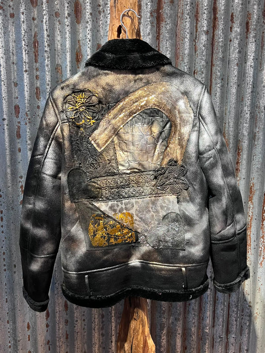Chaqueta Bejar Negra Plateada
