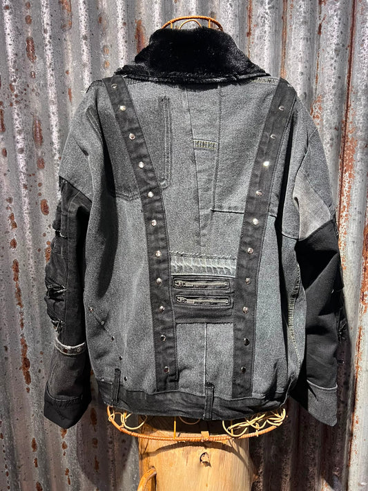 Chaqueta Cierre Gris